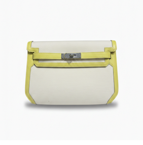Hermès Yellow canvas depeche