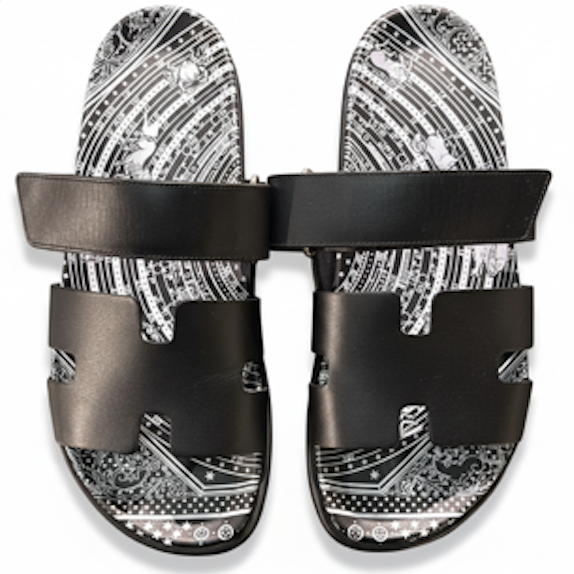 Hermès Hermes Chypre Black and White
