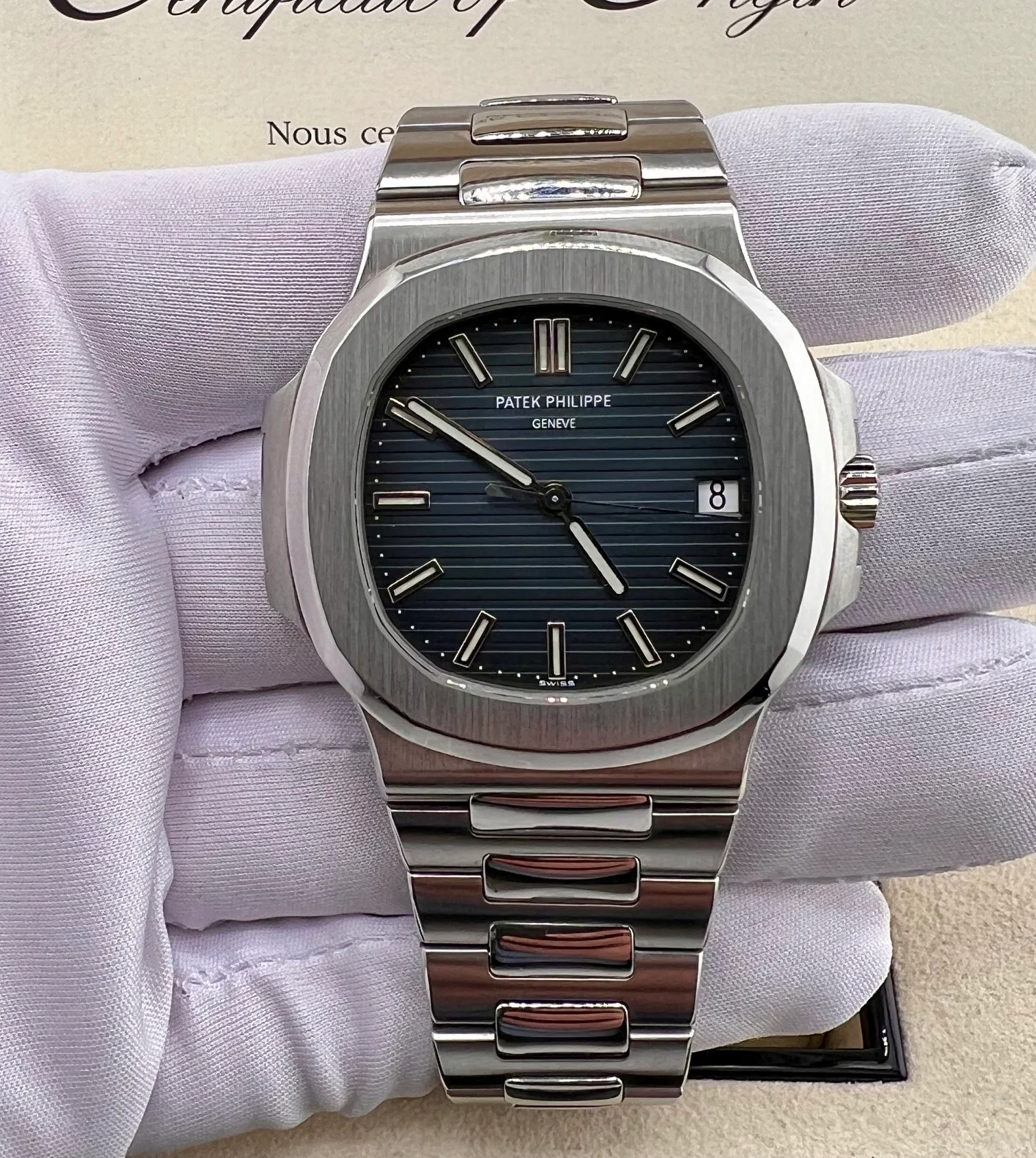 Patek Philippe Nautilus Full Set First Series France cal 315 5711:1A 2007
