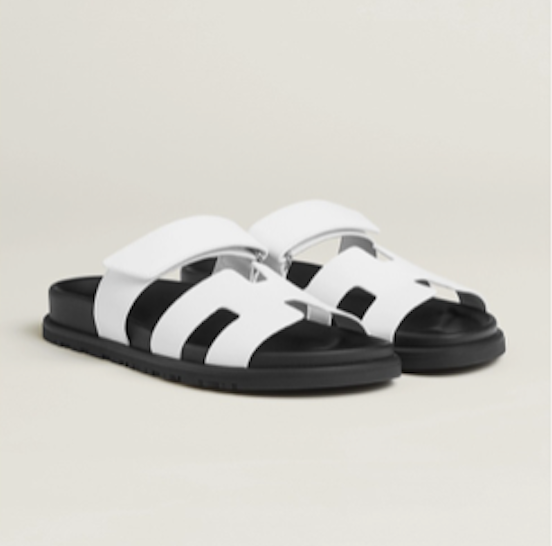 Hermès Hermes Chypre Sandals White