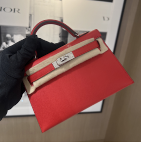 Hermès Mini Kelly Rouge de Couer