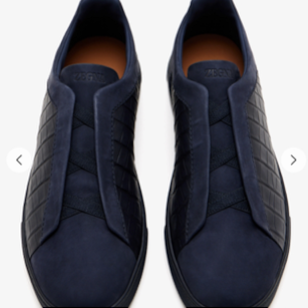 Zegna Zegna Triple Stitch Blue Croco