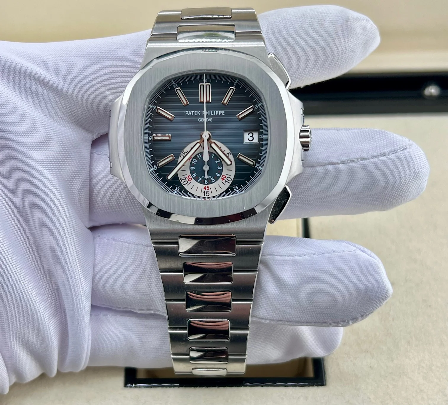 Patek Philippe Nautilus Blue Dial Full Set (ITA) 5980:1A 2008
