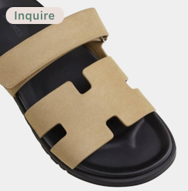Hermès Hermès suede chypre sandals