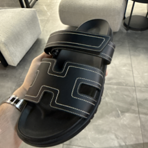 Hermès Hermes Chypre Sandal Black