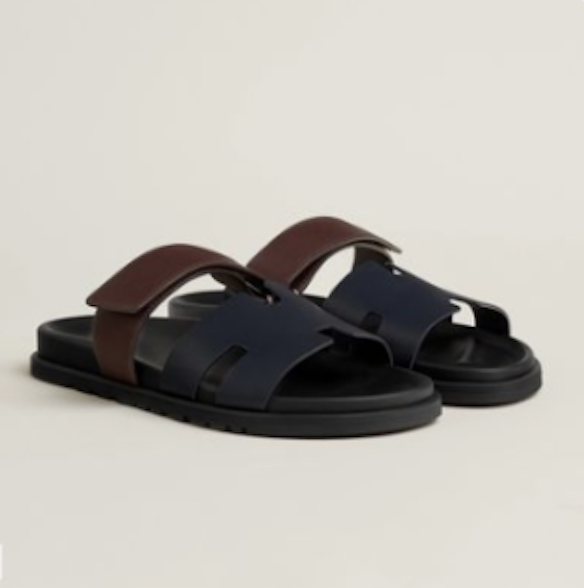 Hermès Hermes Chypre Sandals Bicolor