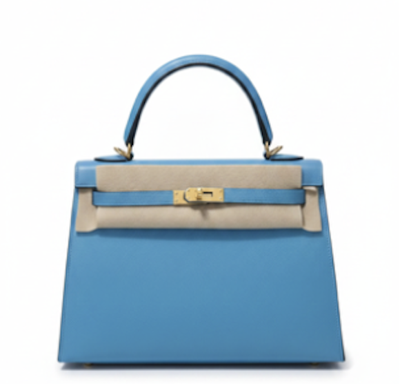 Hermès Kelly 25 Bleu de Nord