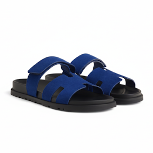 Hermès Hermes Chypre Sandals Blue Sky