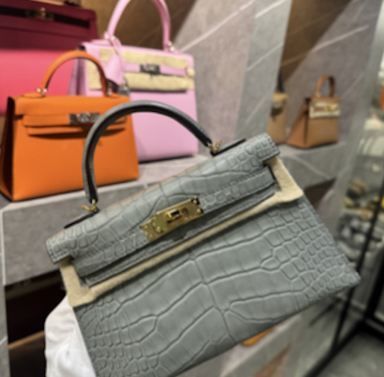 Hermès Hermès croco mini kelly